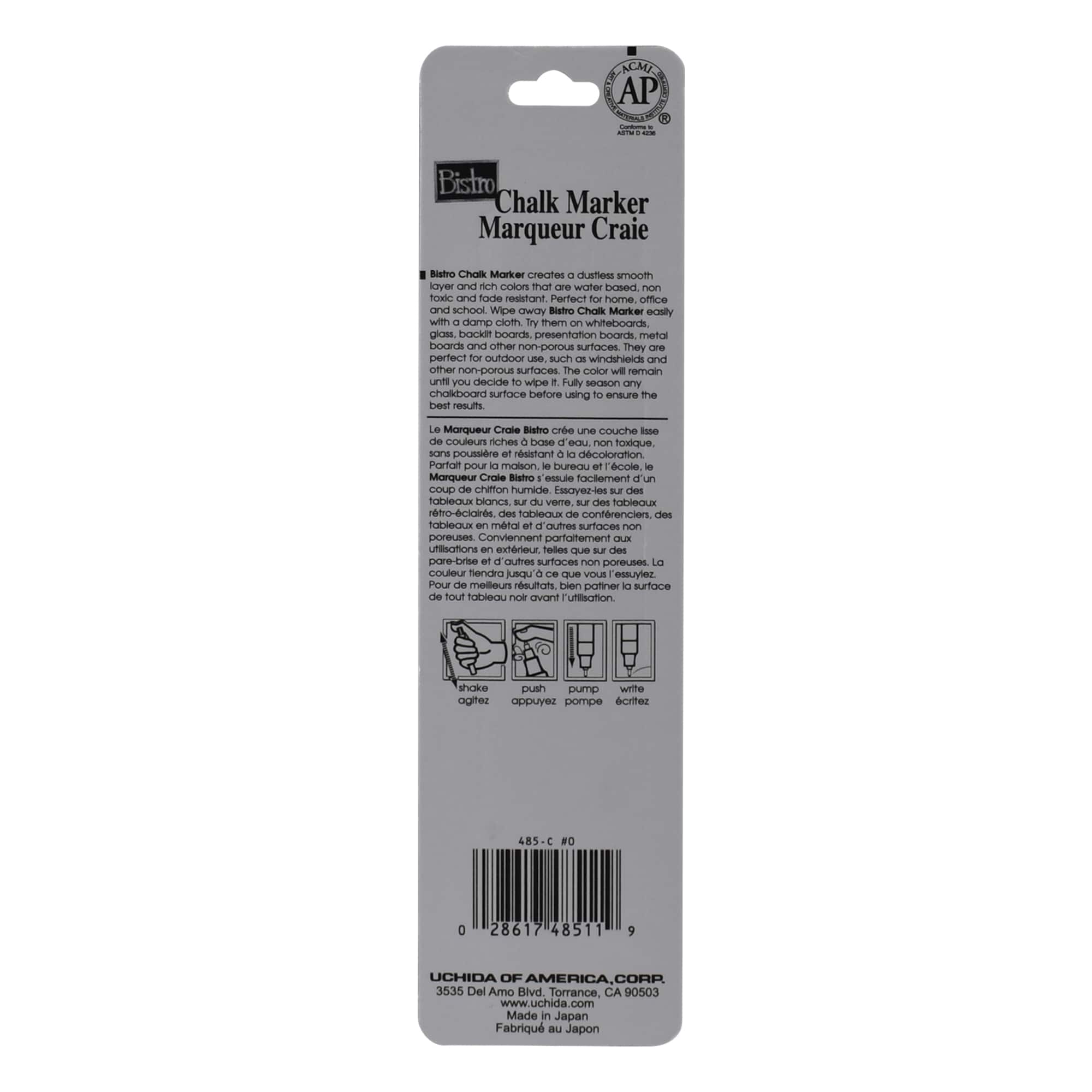 12 Pack: Marvy® Uchida Bistro White Extra-Fine Chalk Marker